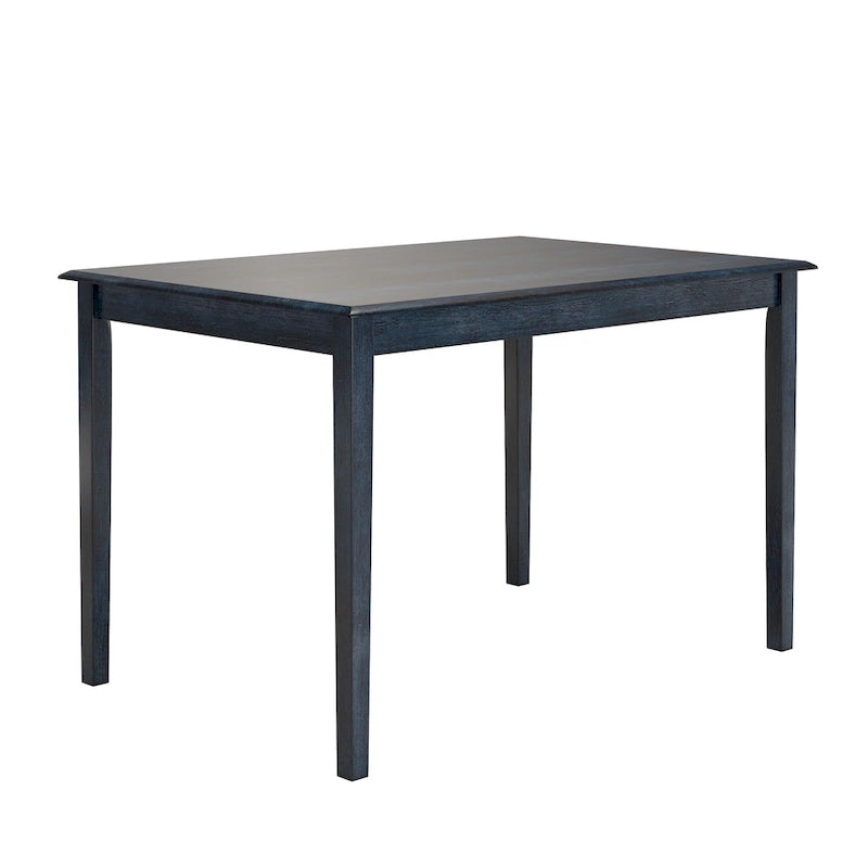 Table à manger rectangulaire de 48 pouces avec finition antique vieillie