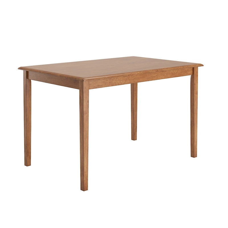 Table à manger rectangulaire de 48 pouces avec finition antique vieillie