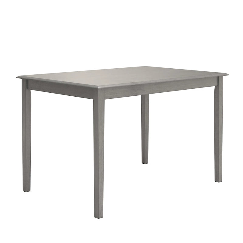 Table à manger rectangulaire de 48 pouces avec finition antique vieillie