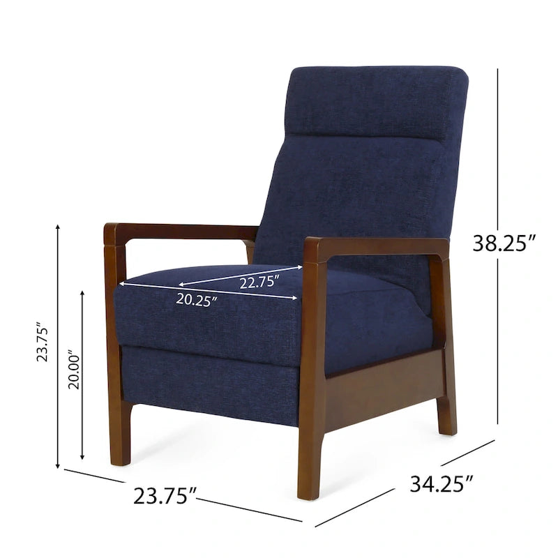 Fauteuil inclinable à dossier arrière en cascade