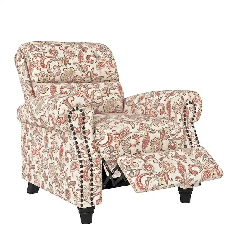 Fauteuil inclinable Paisley à dossier poussoir