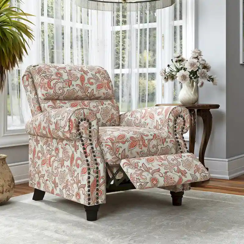 Fauteuil inclinable Paisley à dossier poussoir