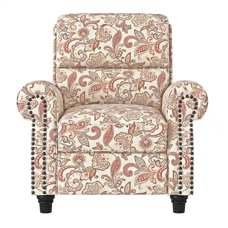 Fauteuil inclinable Paisley à dossier poussoir