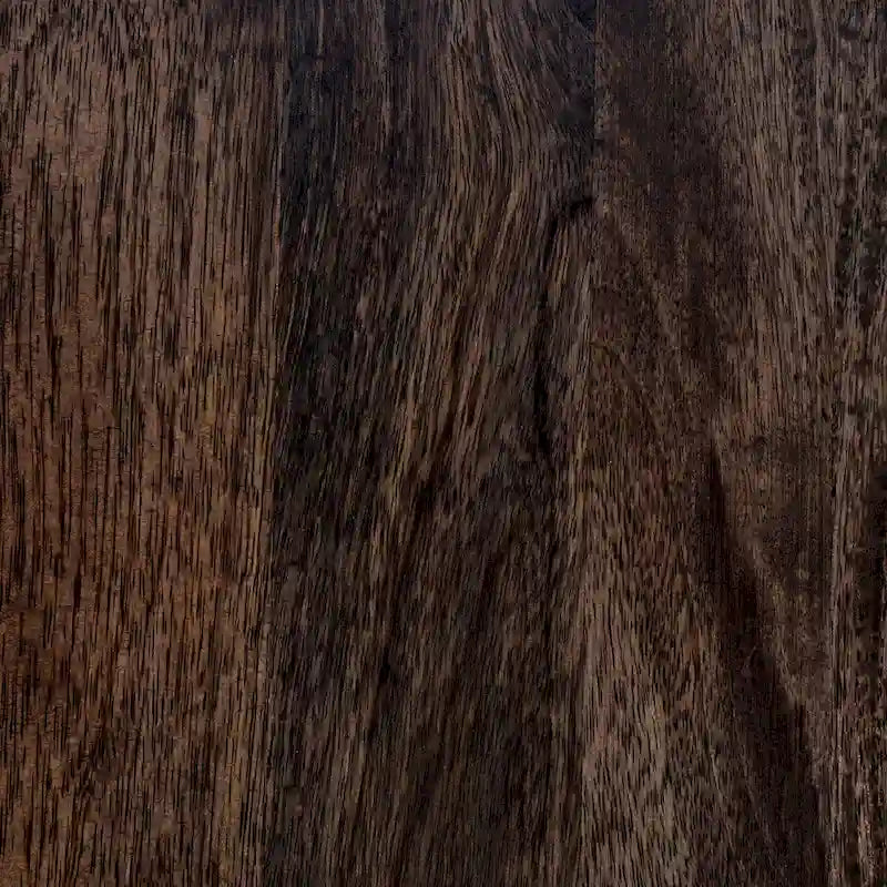 Table basse ronde en manguier de 40" avec rangement intérieur
