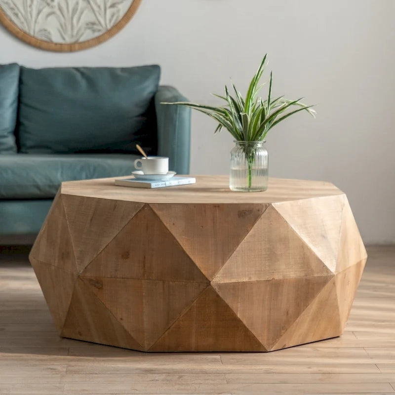 38 Table basse tridimensionnelle estampée de style rétro américain