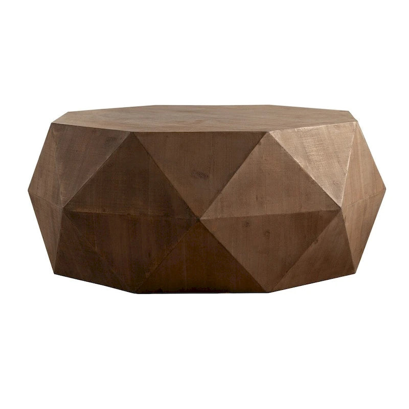 38 Table basse tridimensionnelle estampée de style rétro américain