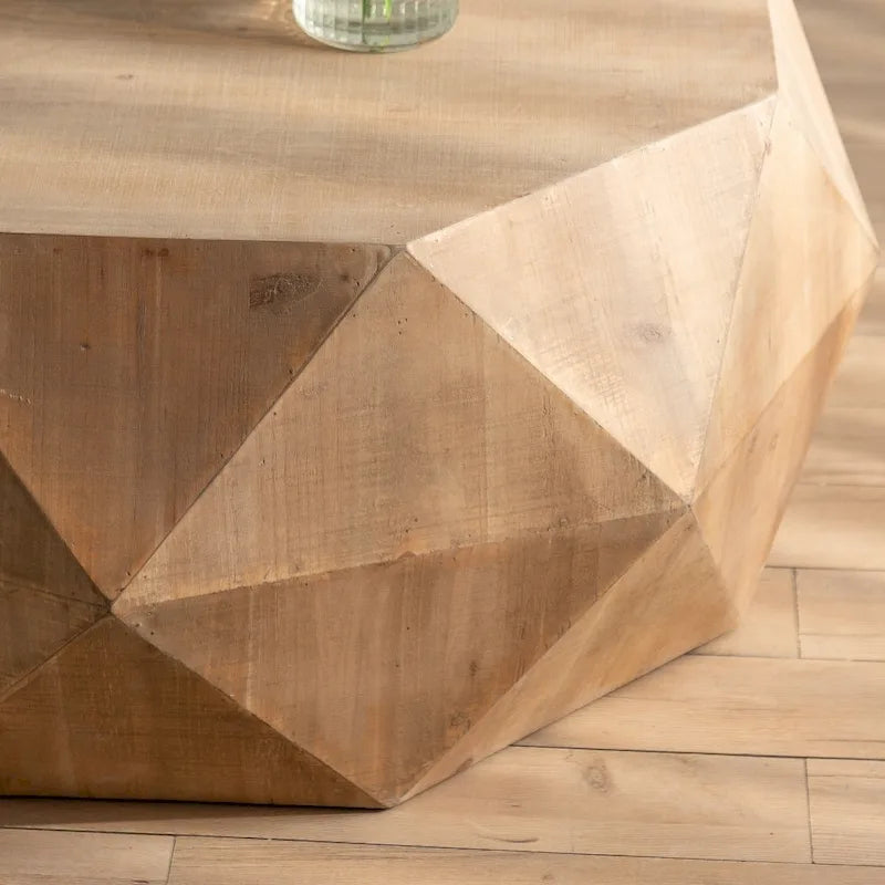 38 Table basse tridimensionnelle estampée de style rétro américain
