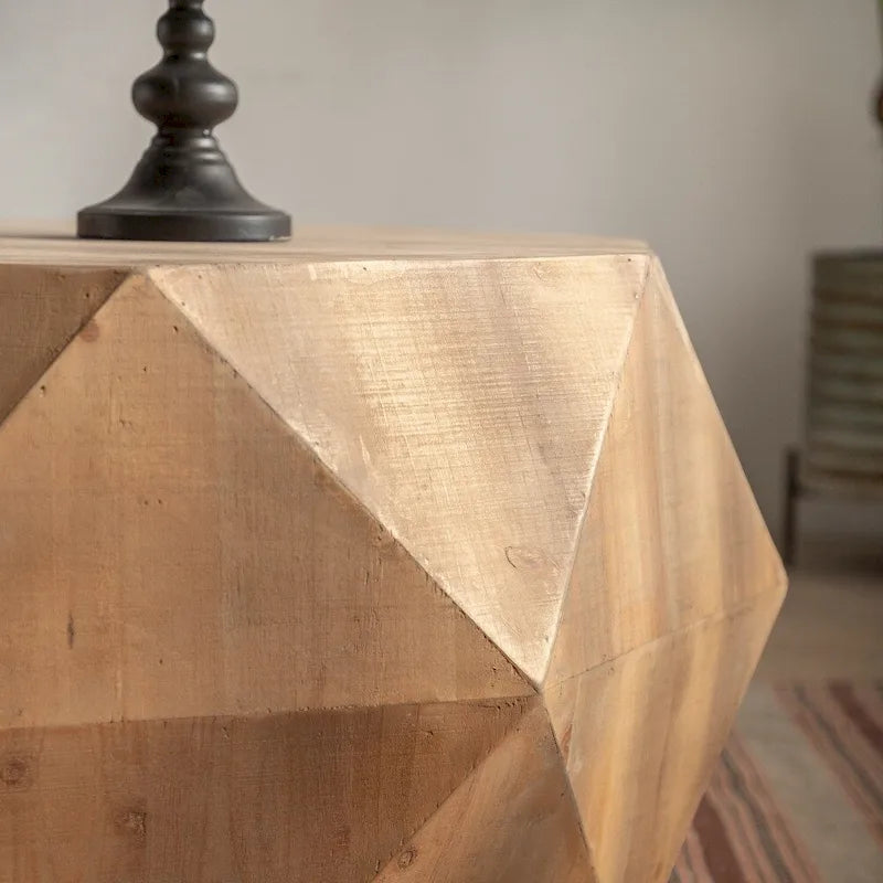 38 Table basse tridimensionnelle estampée de style rétro américain