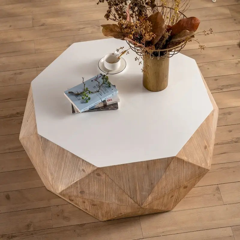 38 Table basse tridimensionnelle estampée de style rétro américain