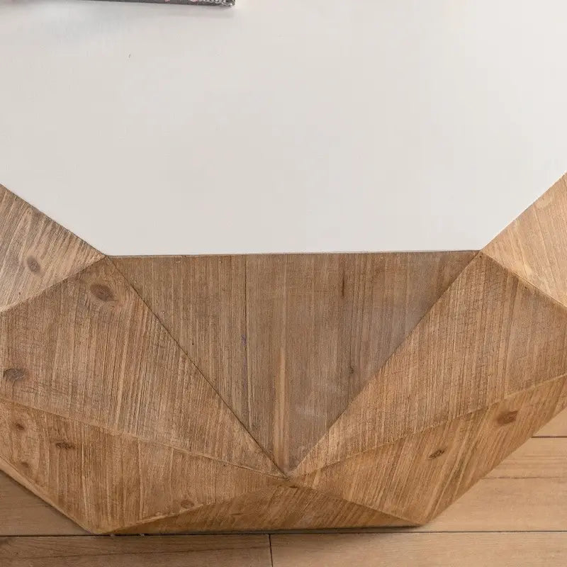 38 Table basse tridimensionnelle estampée de style rétro américain