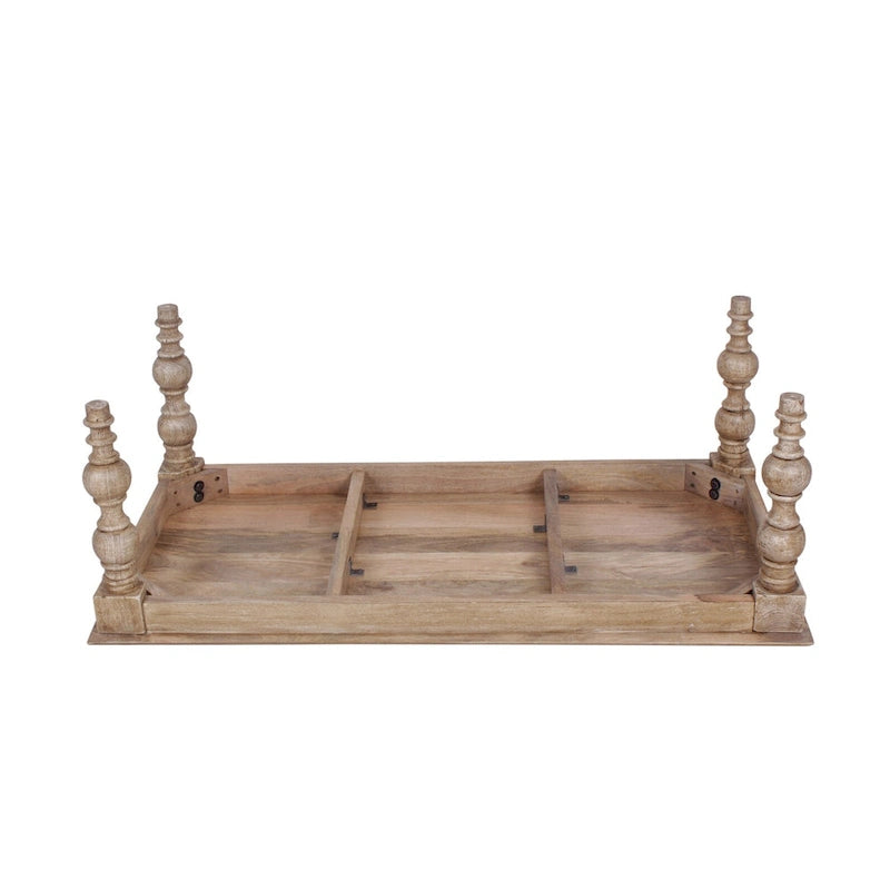 Table basse en bois massif naturel