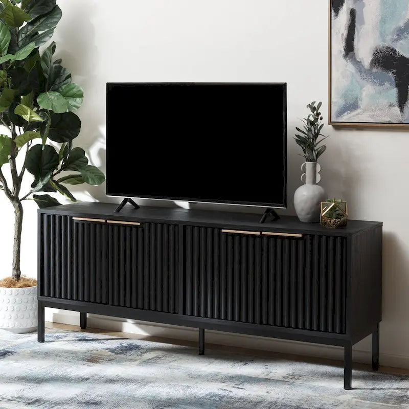 Meuble TV 4 portes pour téléviseurs jusqu'à 65 po