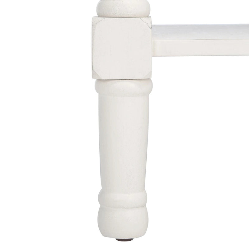 Console 2 tiroirs avec détails floraux sculptés