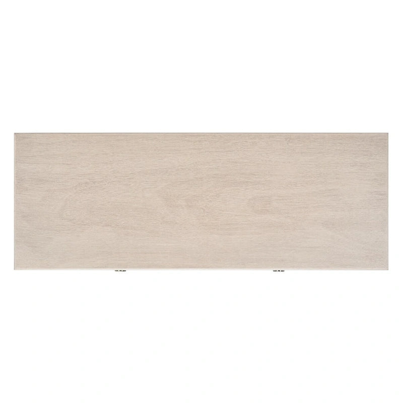 Console 2 tiroirs avec détails floraux sculptés