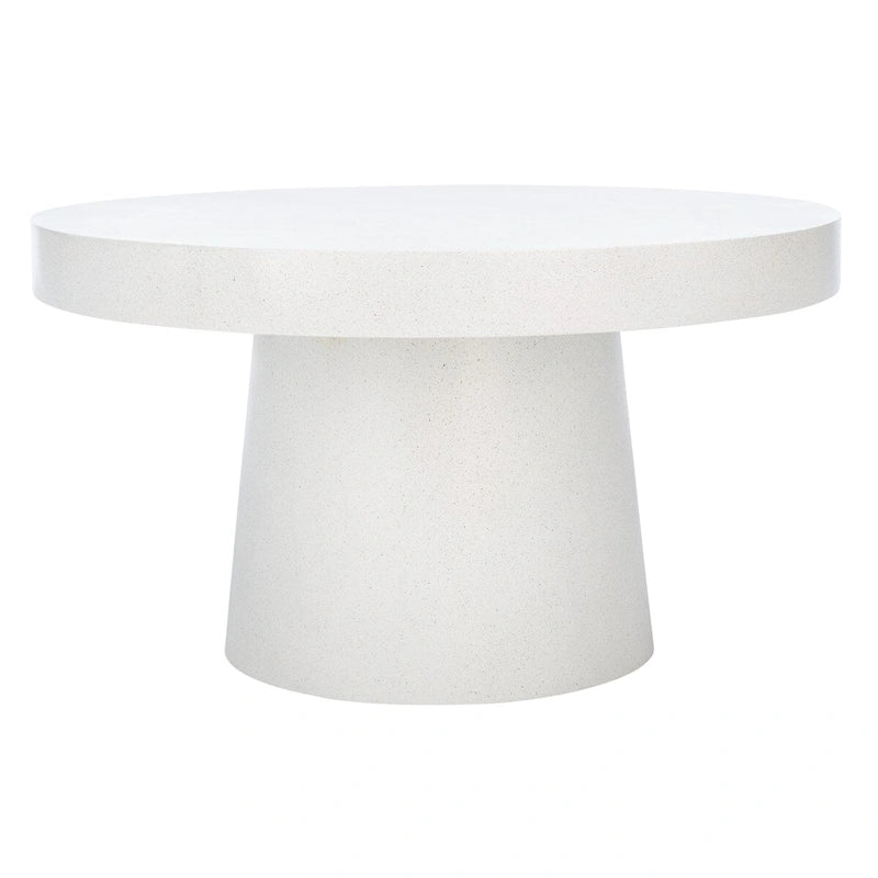 Table basse ronde en papier mâché — 32L x 32P x 18H
