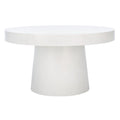 Table basse ronde en papier mâché — 32L x 32P x 18H