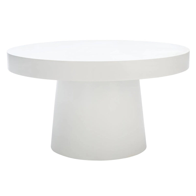 Table basse ronde en papier mâché — 32L x 32P x 18H