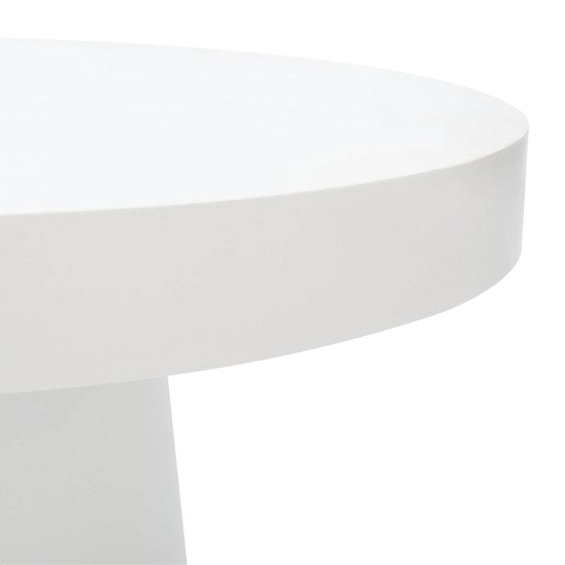 Table basse ronde en papier mâché — 32L x 32P x 18H
