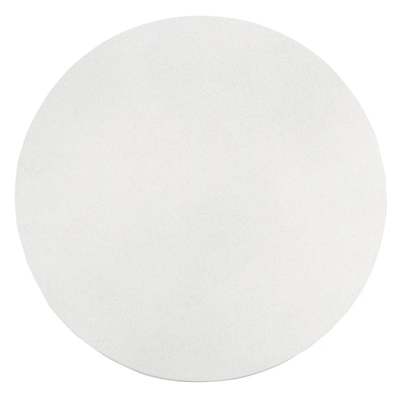 Table basse ronde en papier mâché — 32L x 32P x 18H