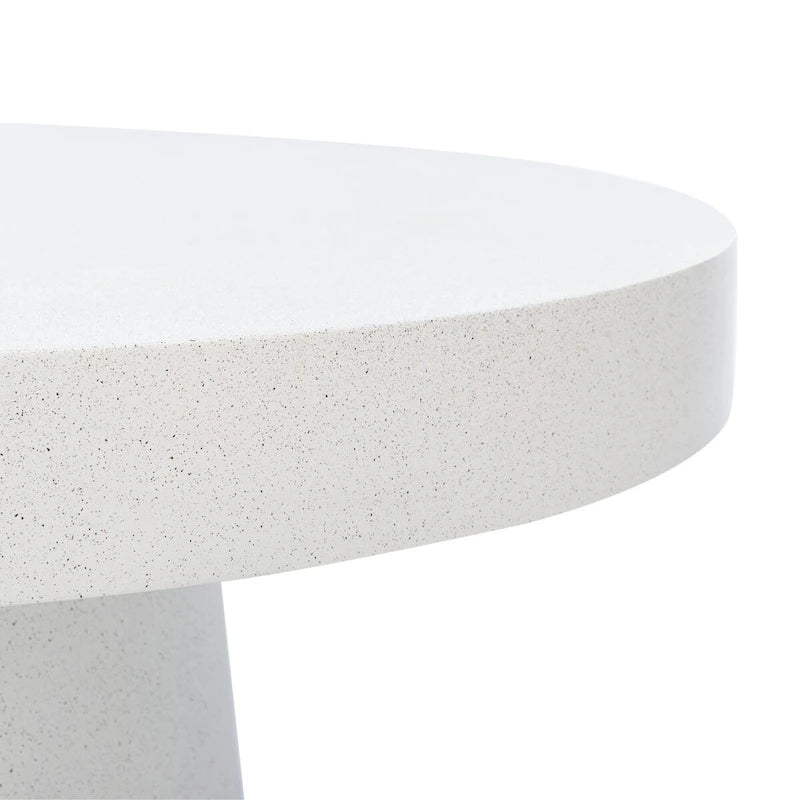Table basse ronde en papier mâché — 32L x 32P x 18H