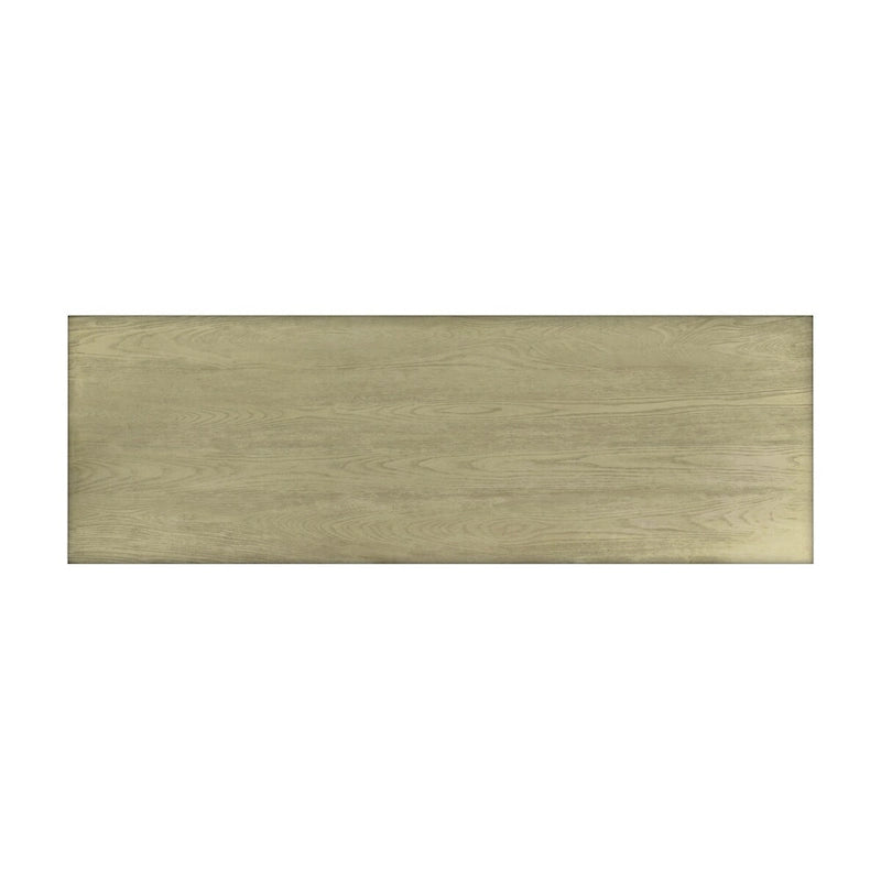 Console d'entrée en fer et bois avec étagères ouvertes