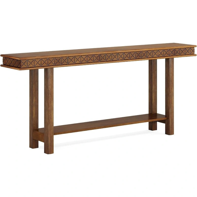 Table console de salon de 70,9 pouces de long