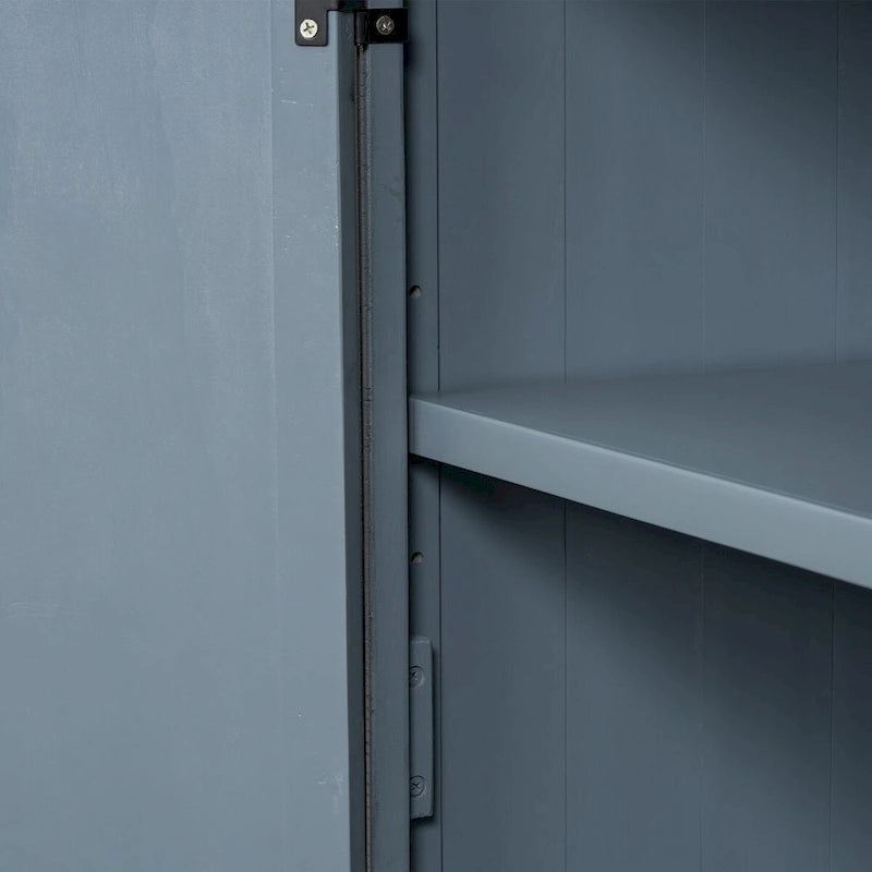 Buffet de rangement à 3 portes avec étagères réglables