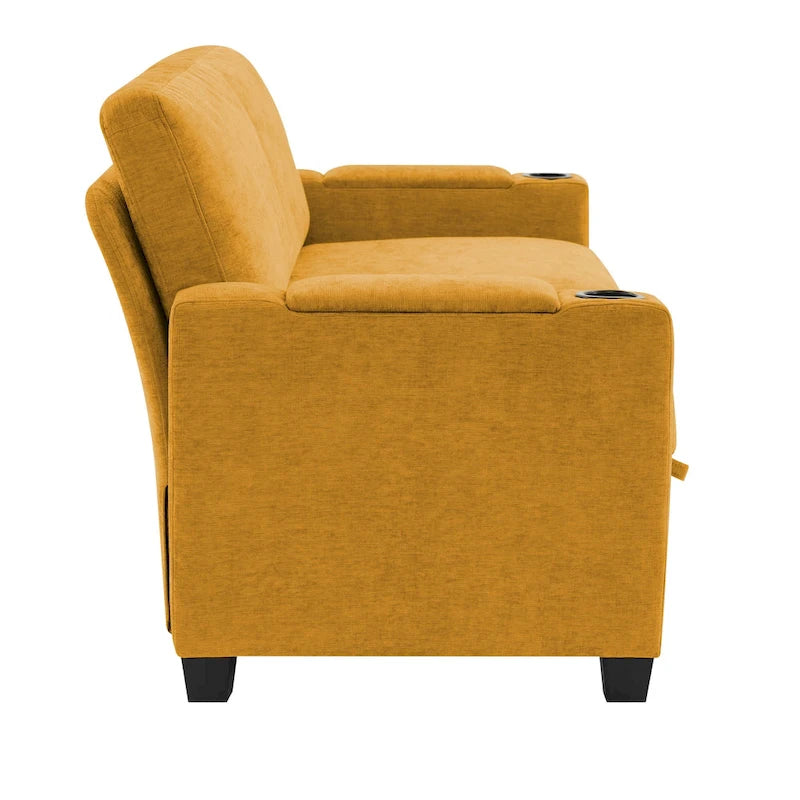 Canapé de rangement en chenille, petite banquette multifonctionnelle