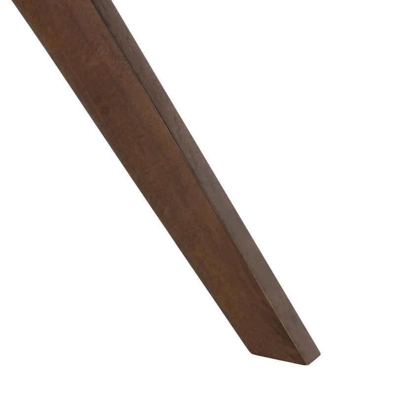 Table à manger ronde de 117 cm en placage de chêne, style Mid-Century