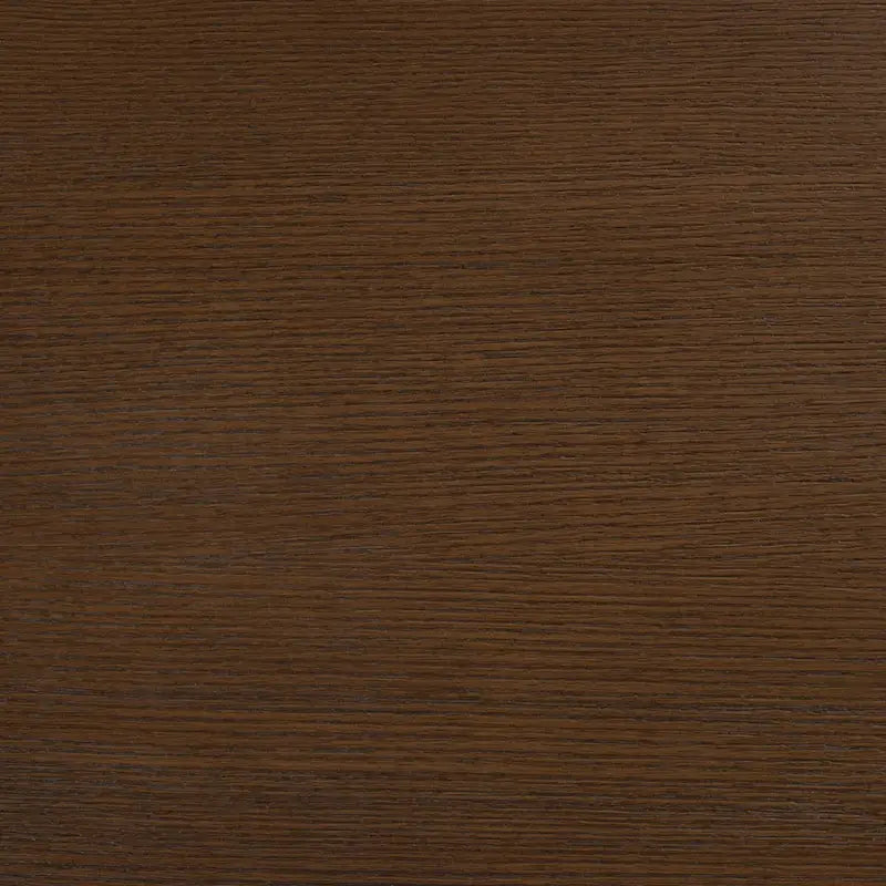 Table à manger ronde de 117 cm en placage de chêne, style Mid-Century